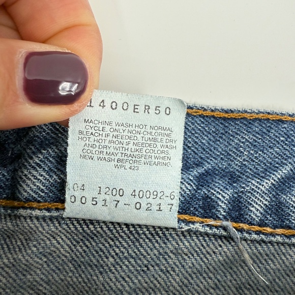 Levis 517 Jeans Men 36x31 Blue Bootcut Denim Medium Wash Mid Rise Cowboy Ranch - Picture 12 of 16